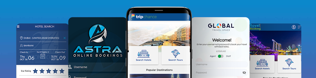 mobile travel app, Travel agency managemnt app